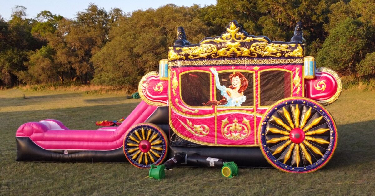 Kids fashion princess carriage